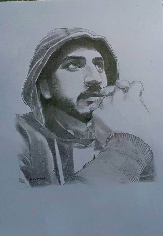 Handmade paintings and pencil sketch/Portrait Art Artist 1