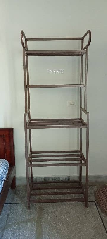 Storage shelves & LCD Wall Rack 2