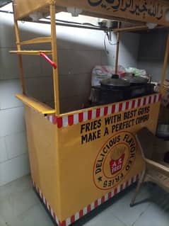 french fries counter complete setup double fry all to all