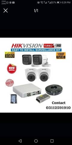 4 Cctv Camera Package