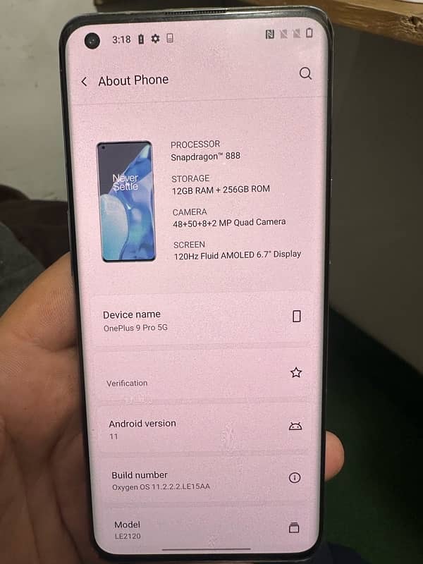 one plus 9 pro  12/256.10/10 condition hai 2