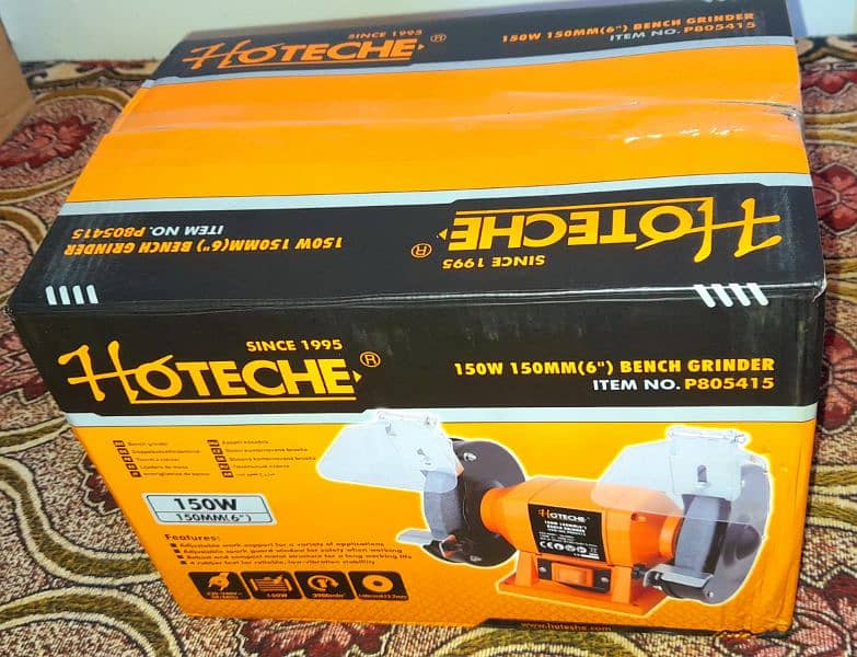 Hotech 6" Banch Grinder 150W 1