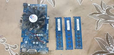 Graphic Card and DDR 3 Rams for desktop