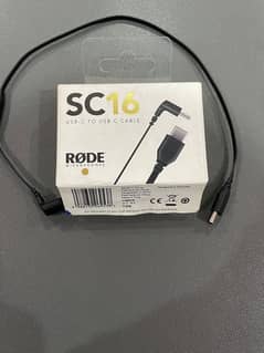 Rode | Type-C to Type-C Cable | SC-16 Cable Rode Wireless Go II