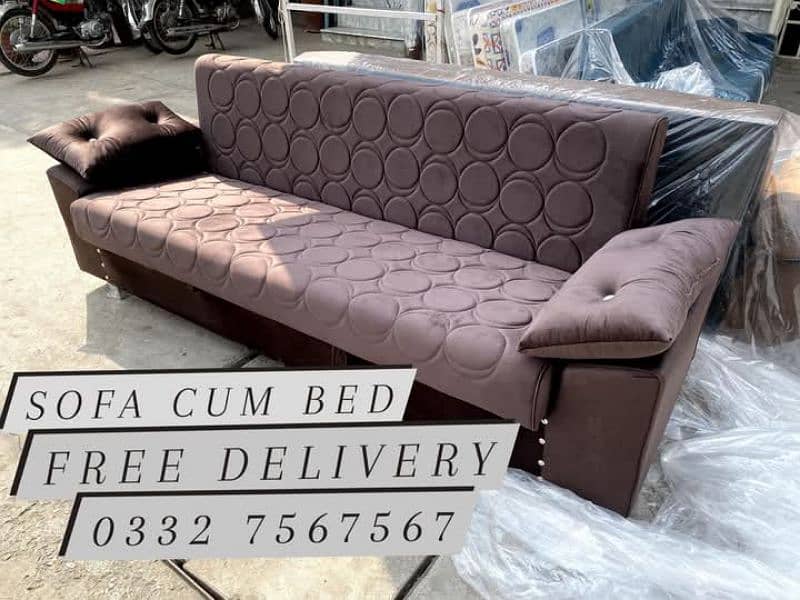 Wooden Sofa Cum Bed - Free Home Delivery 5