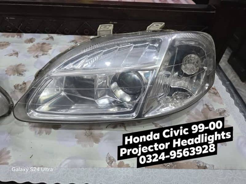 Honda Civic 99-00 Projector Headlights 1
