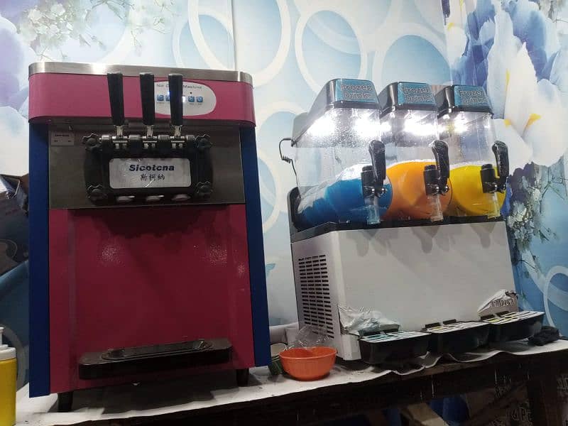 Ice cream Machine & Slash Machine Made in China only one Month Use 5