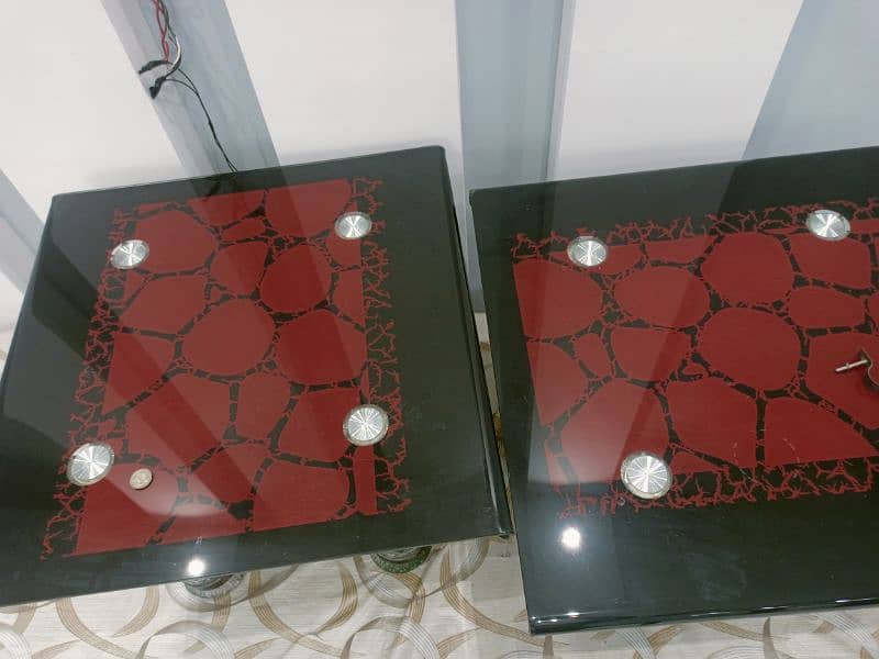 2 GLASS TABLE SALE 5