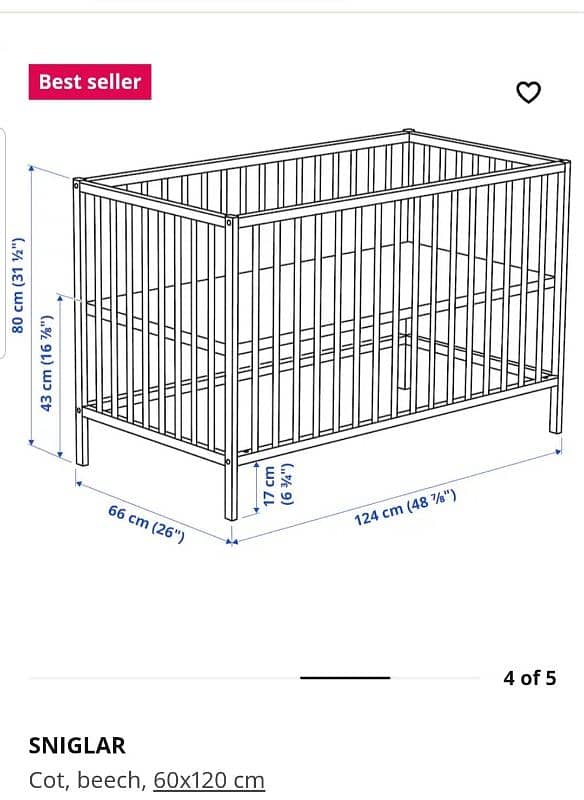 Baby cot/crib 1