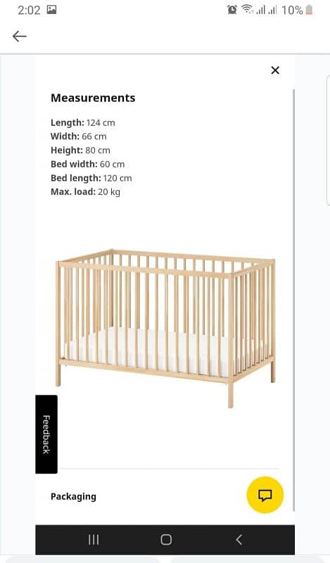 Baby cot/crib 2