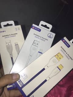 3 cables type-c micro usb (b-type) and iphone cable original Ronin