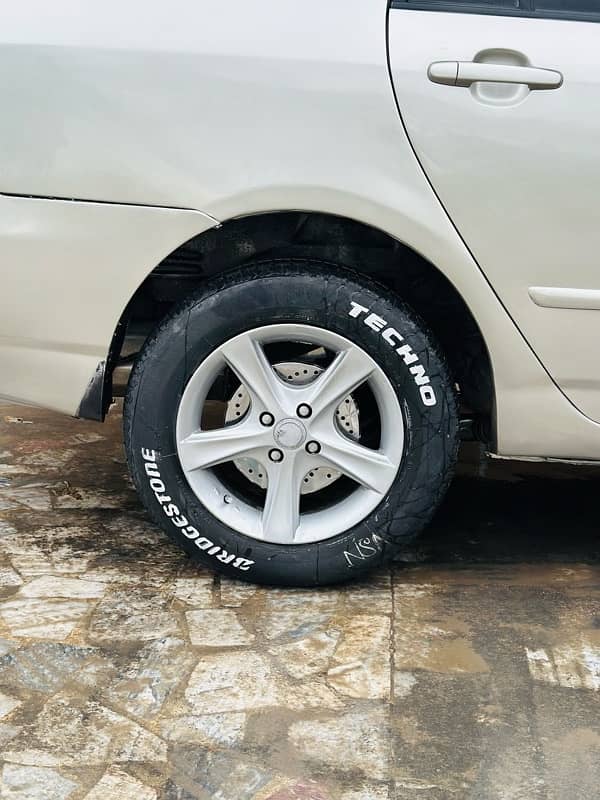 Alloy rim tyres Android screen 9