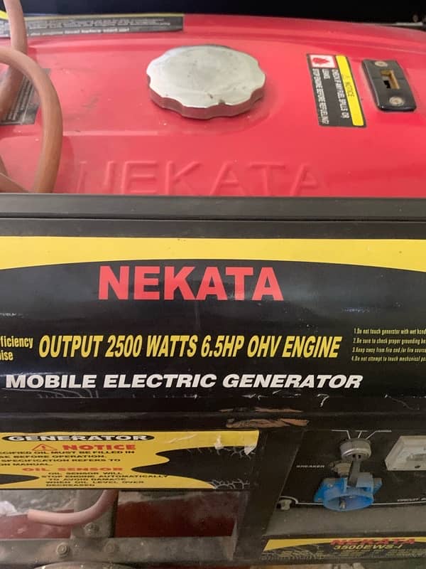 NEKATA Generator Electric generator Gas+Petrol 2