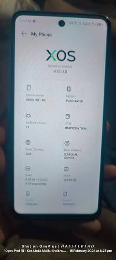 infinix hot 40i  8+8/ 128 all ok