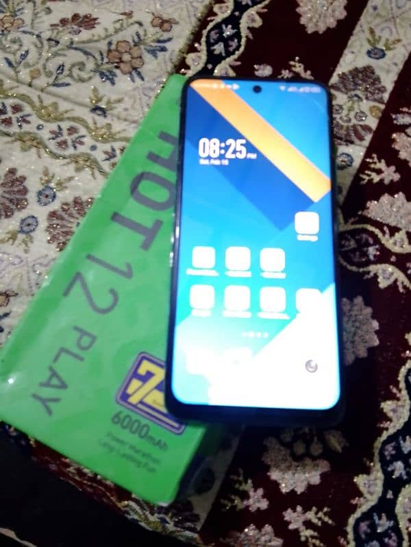 Infinix hote 12play original set no open no repair complete box 2