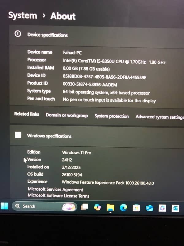 Lenovo L480 i5 8th gen 0