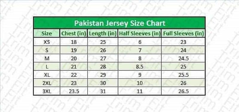 Pakistan champions trophy shirts 2