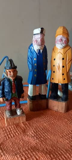 Hand crafted Wooden Sailors