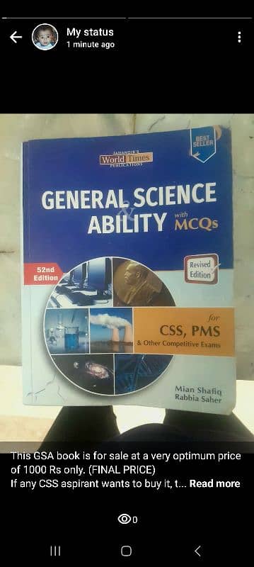 CIE past papers and GSA book for sale 0