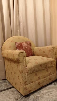 5-Seater Sofa Set with Cushions for Sale