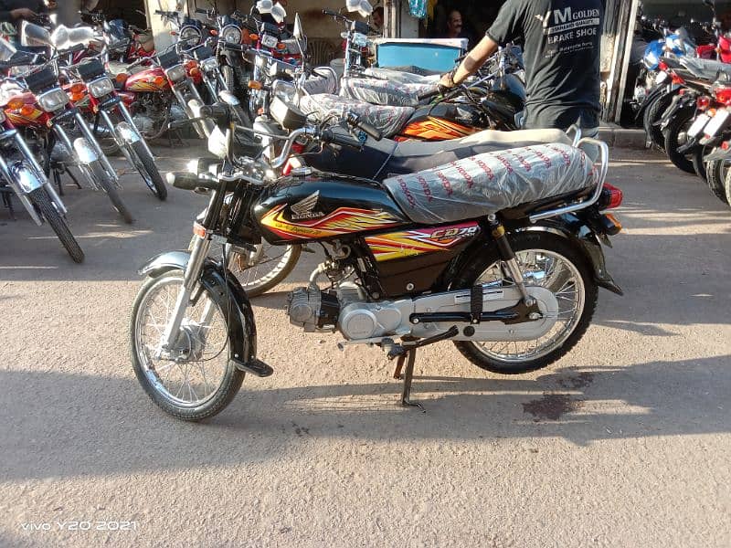 Honda Cd 70 Karachi number condition 10/9 0