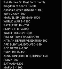 Ps4 Games