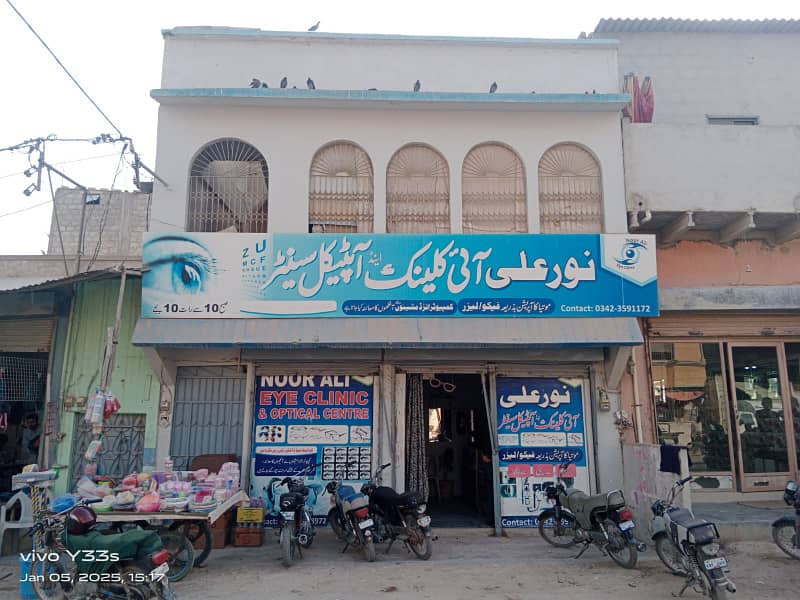 SEMI COMMERCIAL HOUSE FOR SALE MAIN ROAD & MARKET "L" BLOCK ORANGI TOWN 0