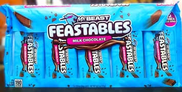 Feastables MrBeast Milk Chocolate (Pack of 5) – Imported & Fresh Stock