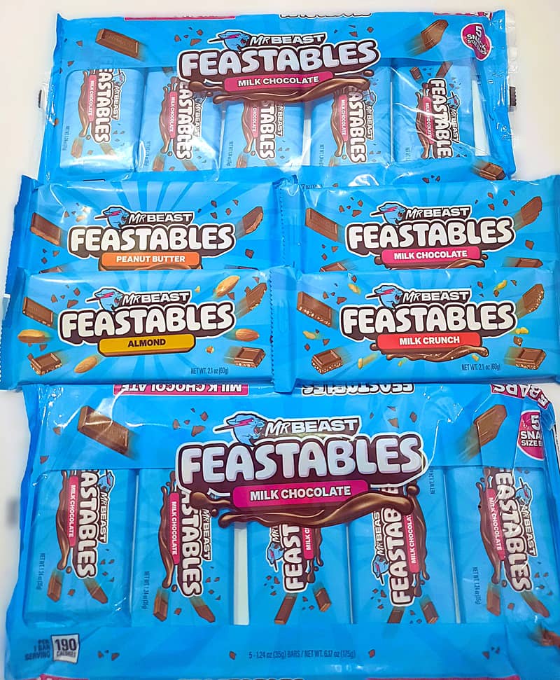 Feastables MrBeast Milk Chocolate (Pack of 5) – Imported & Fresh Stock 1