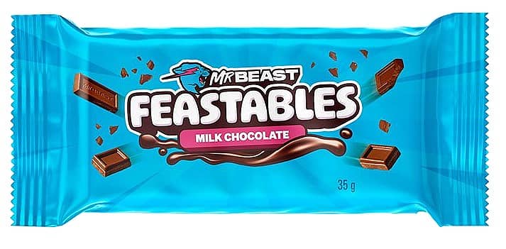 Feastables MrBeast Milk Chocolate (Pack of 5) – Imported & Fresh Stock 4