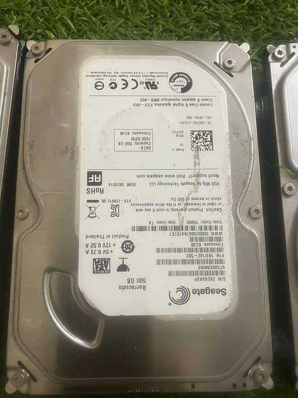 3 Branded HARD DRIVE 500+500+250GB 1