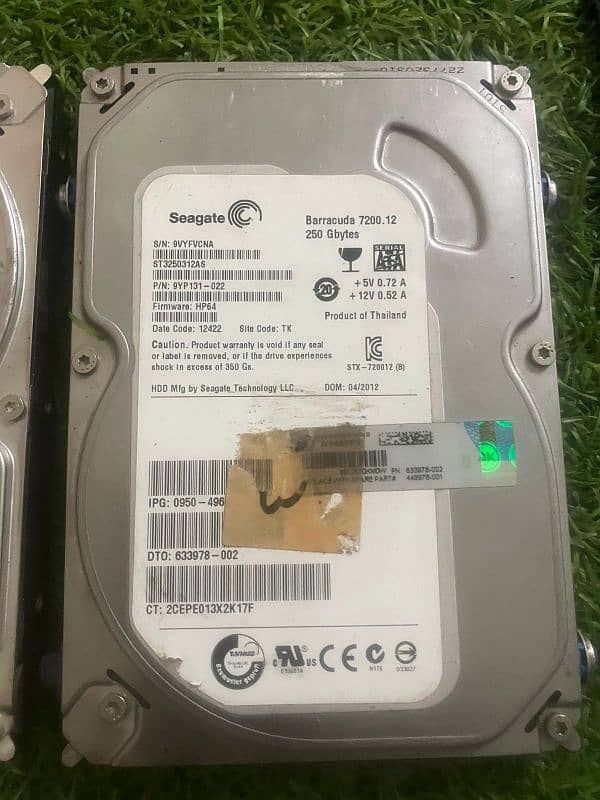 3 Branded HARD DRIVE 500+500+250GB 2