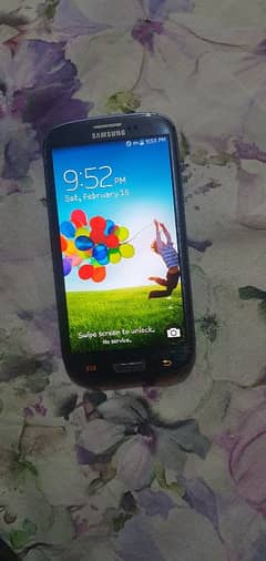 Samsung s3 pta approve just front glass crack 3/16