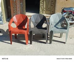 plastic chairs