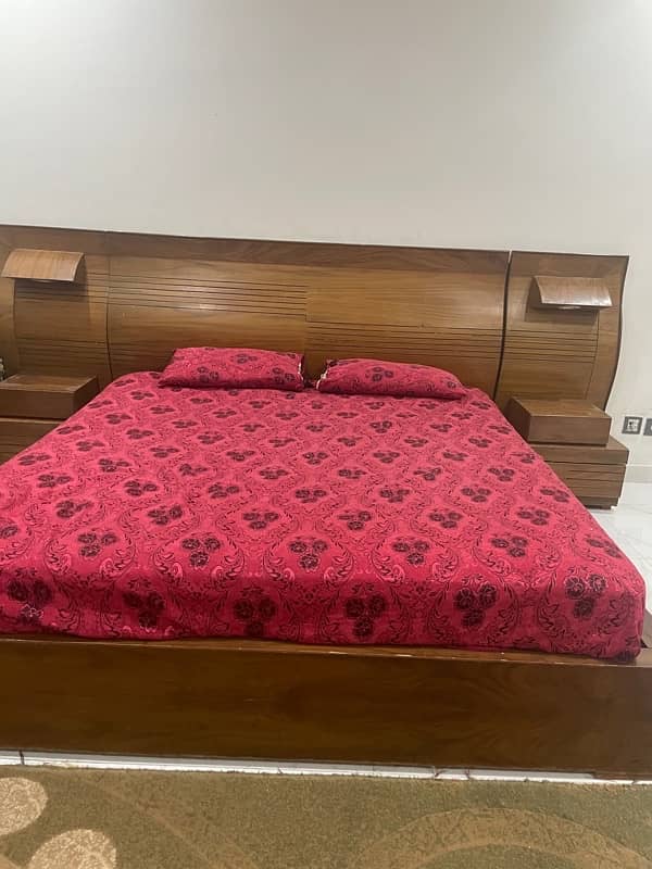 King Size bed with mattress 3