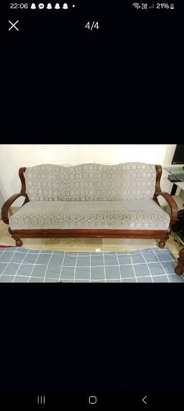 chinioti sheesham sofa for urgent sale 0