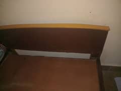 single dabble bed pure wooden just like new