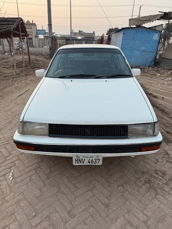 Toyota Corolla Sprinter Model 1986 Registered 1998 Multan Number 0