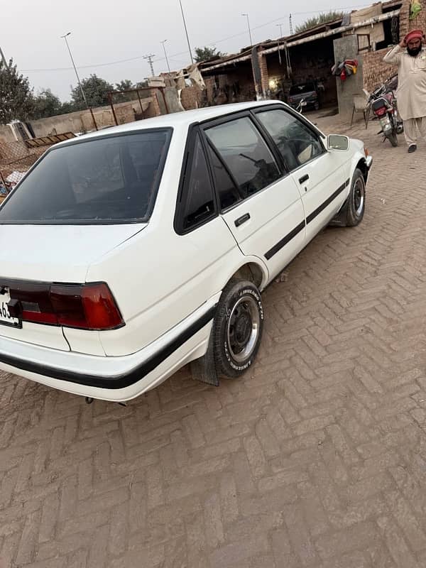 Toyota Corolla Sprinter Model 1986 Registered 1998 Multan Number 5