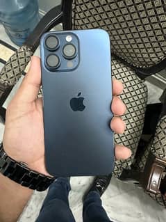 IPhone 15 pro max Blue titanium HK 256 gb