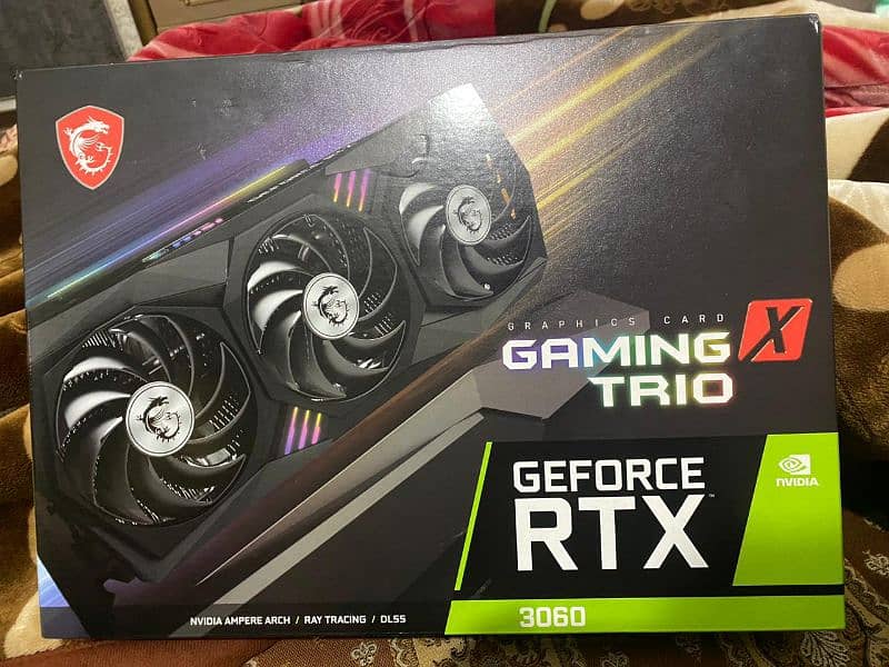 Graphic card for gaming and mining Gforce MSi rtx 3060 12GB trio 0