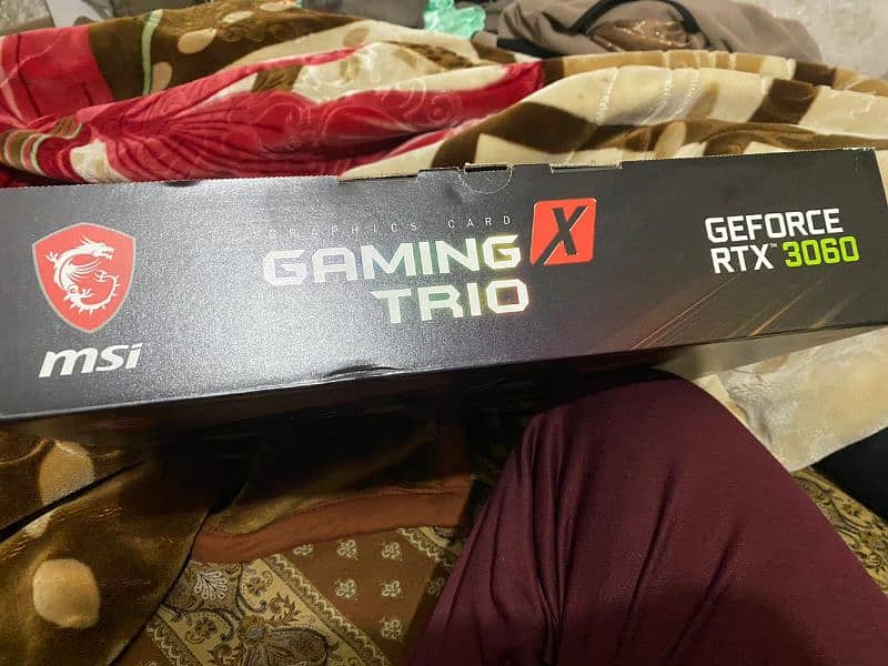 Graphic card for gaming and mining Gforce MSi rtx 3060 12GB trio 2