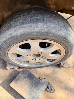 cultus old model 2005 tyre alloy rims 14 profile