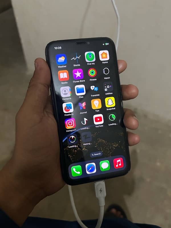 I phone 11pro 64gb battery 87 non pta factory 2 month sim working ha 0