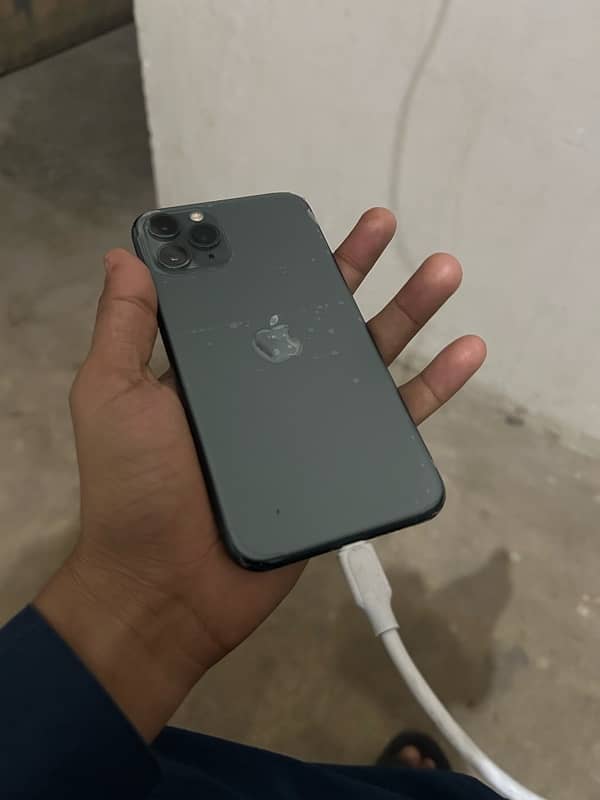 I phone 11pro 64gb battery 87 non pta factory 2 month sim working ha 2