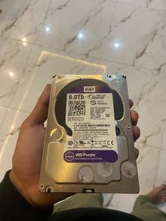 sata hard drive 6TB wd purple hard drive