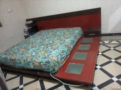 3PIECE BED with dressing  table and cubad