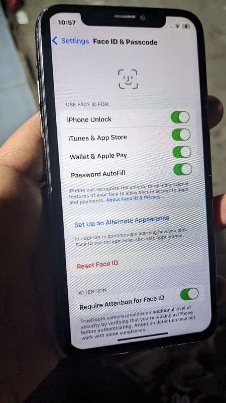 iphone X 256gb non pta factory unlock face id /true tone ok 1