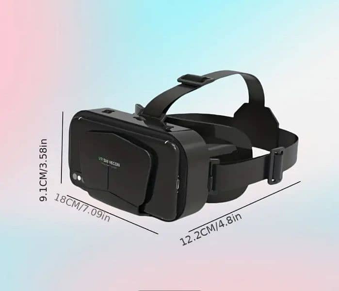 Adjustable Lens VR3D glasses headset for smart phones 1