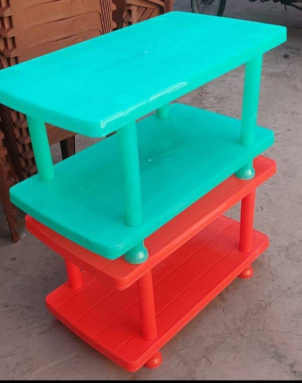 Plastic Chairs and Table 6